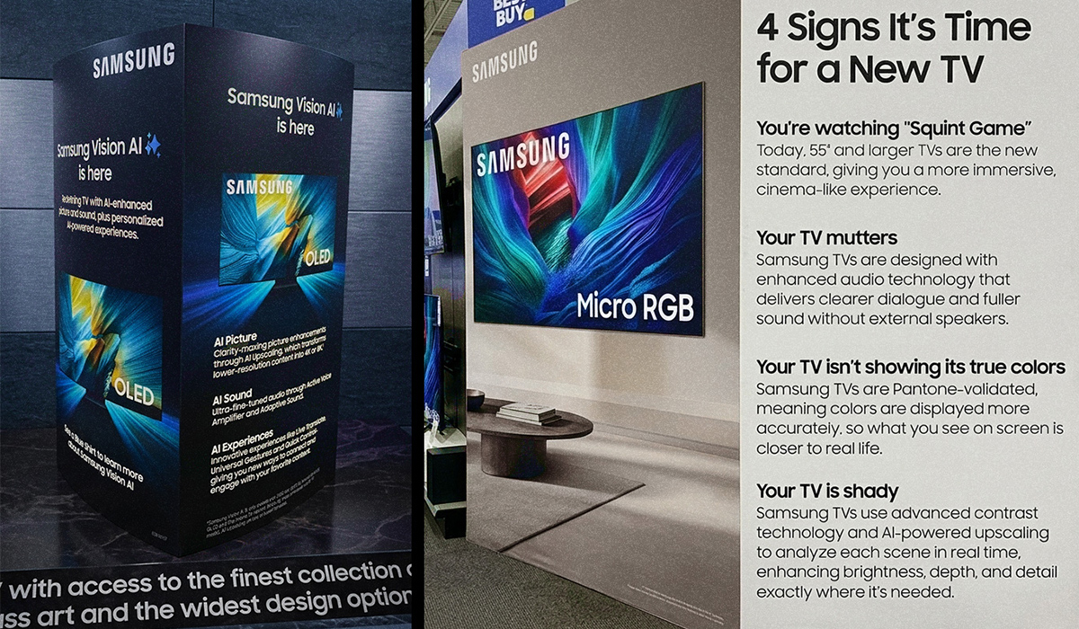 Samsung Retail Display