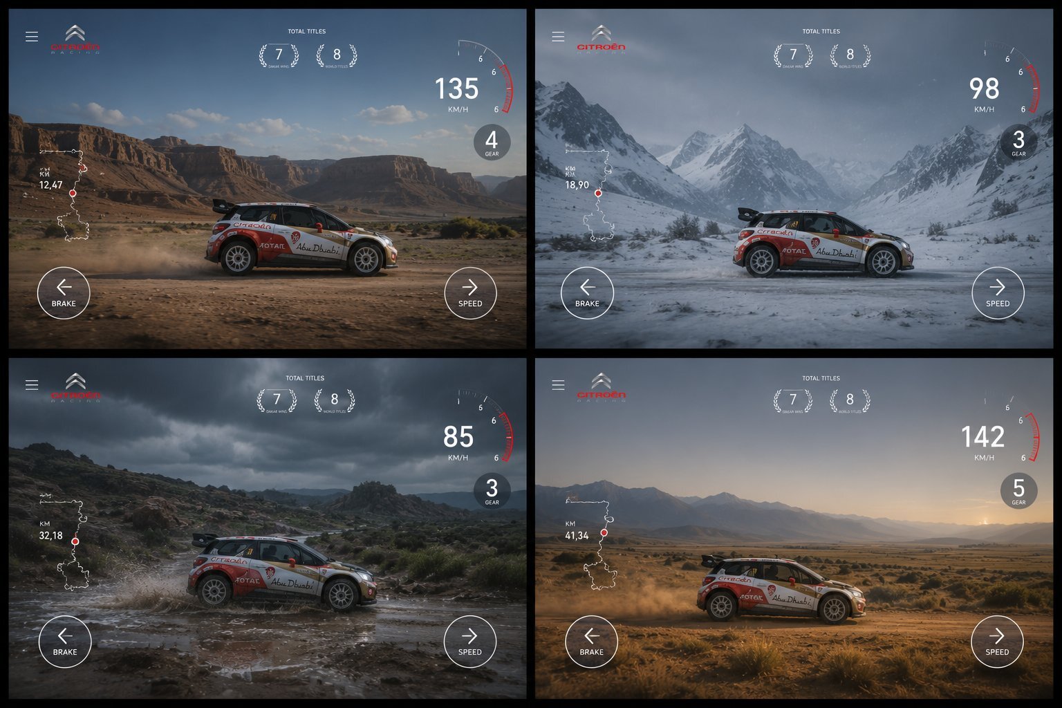 Citroën Driving Screens